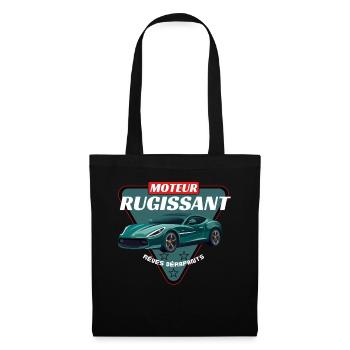 Moteur Rugissant Car - Sac en tissu - noir - Devant