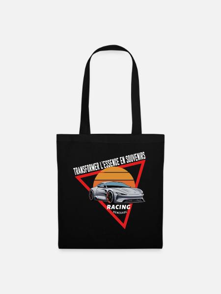 Racing Soleil Triangle - Sac en tissu - noir
