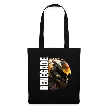 Futuristic Energy Splash Helmet - Tote Bag - black - Front