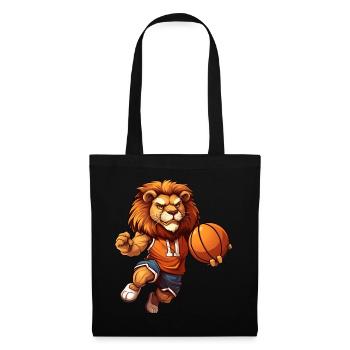 Basketteur Lion - Sac en tissu - noir - Devant