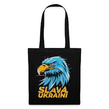 Patriotic Eagle Slava Ukraini - Tote Bag - black - Front
