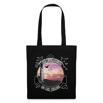 Adventure The Waves Break – We Live Anyway - Tote Bag - black - Front
