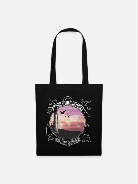 Adventure The Waves Break – We Live Anyway - Tote Bag - black