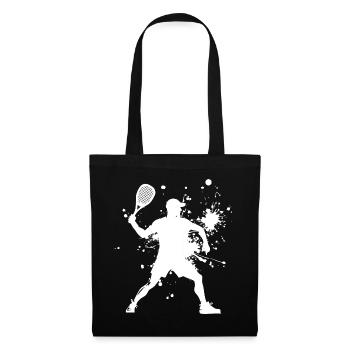 Men's Pickleball Racquetball Racquetball Games - Tote Bag - black - Front