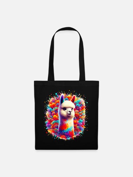 Alpaga - Sac en tissu - noir