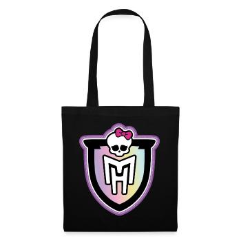 Monster High™ Logo Poitrine Avec Tête De Mort - Sac en tissu - noir - Devant