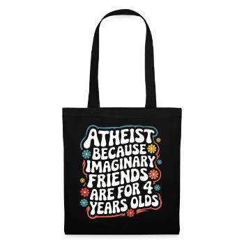 Atheismus Atheist Anti-Religion Agnostiker - Stoffbeutel - Schwarz - Vorne