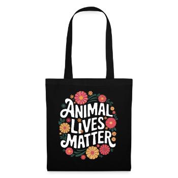Vegetarian Vegan Veggie Vegetarian - Tote Bag - black - Front