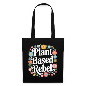 Végétarien Végétalien Végétarien Végétarien - Sac en tissu - noir - Devant