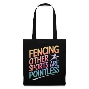 Fencing Fencers - Tote Bag - black - Front