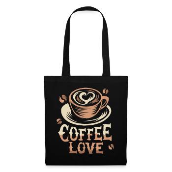 Coffee Love – un art parfait pour les amateurs de café - Sac en tissu - noir - Devant