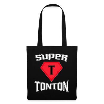 Super Tonton Diamant-Emblem - Stoffbeutel - Schwarz - Vorne