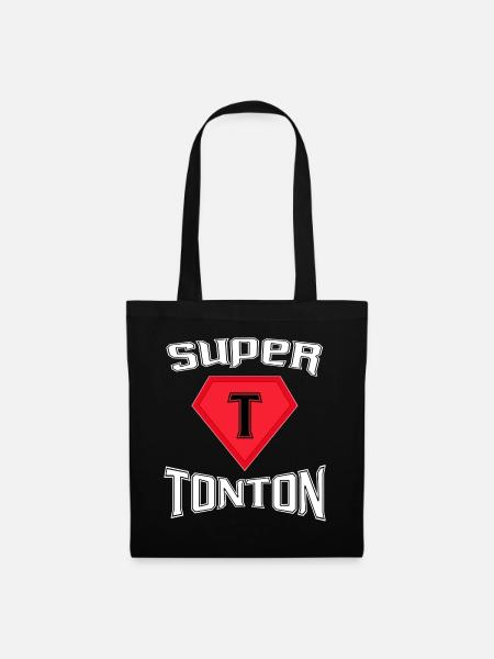 Super Tonton Diamant-Emblem - Stoffbeutel - Schwarz