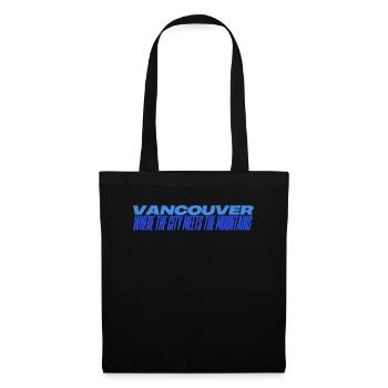Vancouver City Pulse & Peaks - Tote Bag - black - Front