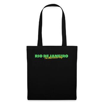 Rio de Janeiro Ville Merveilleuse - Sac en tissu - noir - Devant