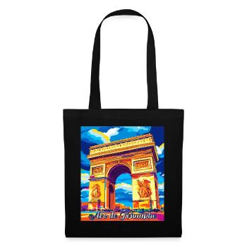 Arc de Triomphe Pop Art - Tote Bag - black - Front