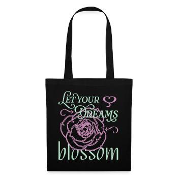 Réalisez vos rêves - Sac en tissu - noir - Devant