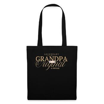Legendary Grandpa Original Gold - Tote Bag - black - Front