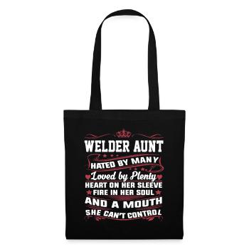 Awesome Welder Aunt - Tote Bag - black - Front