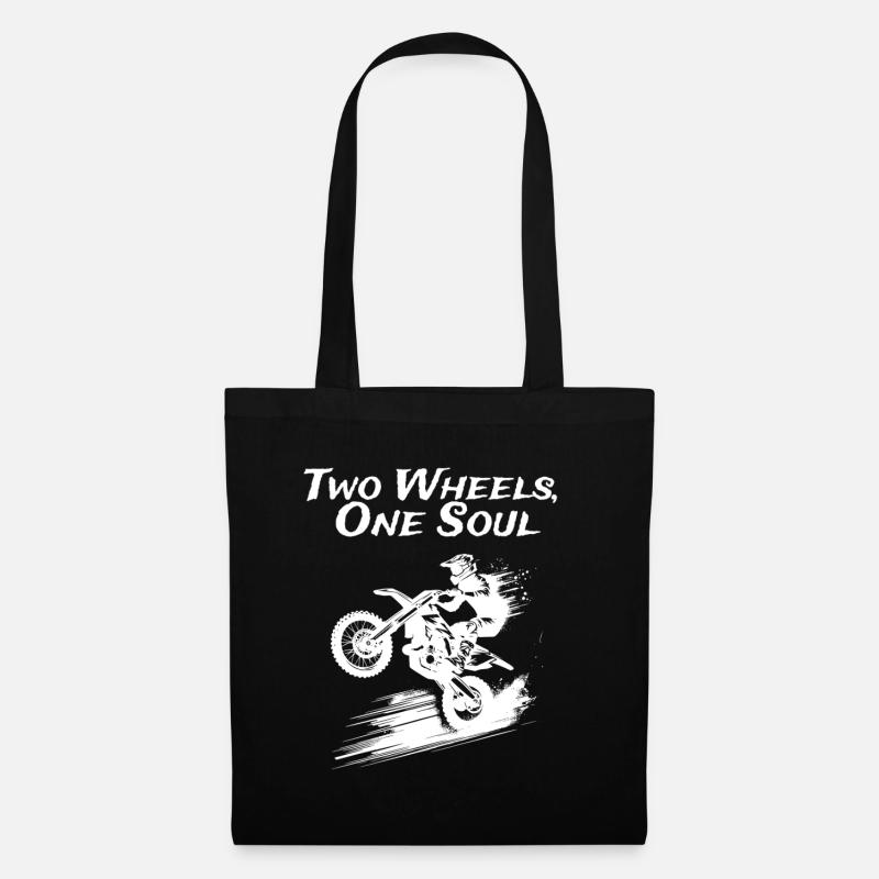 Deux roues, une âme - Sac en tissu - noir
