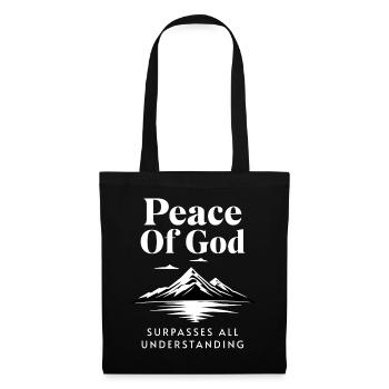 La paix de Dieu surpasse toute compréhension Berg - Sac en tissu - noir - Devant