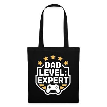 Chemise de jeu Dad Level Expert - Sac en tissu - noir - Devant