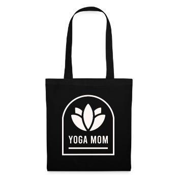 Maman yogi maman - Sac en tissu - noir - Devant
