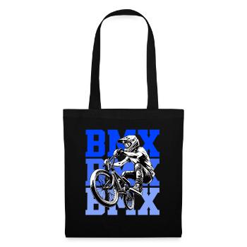BMX Freestyle Sport Art - Stoffbeutel - Schwarz - Vorne