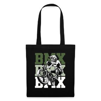 BMX Rider Design – Street & Dirt Bike Style - Tote Bag - black - Front