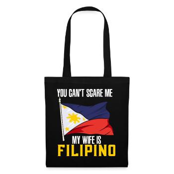 Filipino Pride Philippines National Flag Art - Tote Bag - black - Front