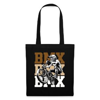 BMX Jump Rider Logo Cult - Tote Bag - black - Front