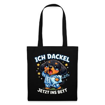 Teckel Offre des vêtements Je suis teckel maintenant - Sac en tissu - noir - Devant