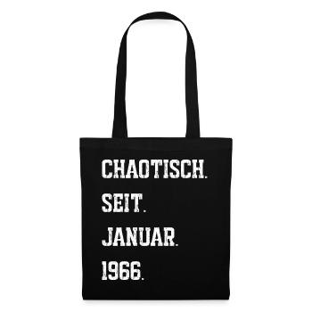 Chaotic since January 1966 - Tote Bag - black - Front
