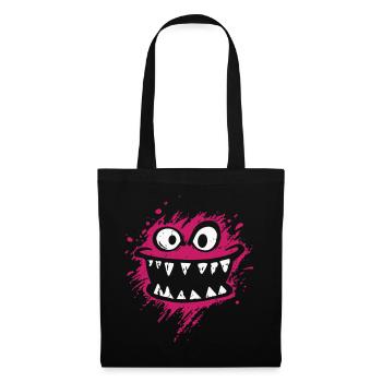 Petits Monstres : Éclaboussant joyeusement Monstermond - Sac en tissu - noir - Devant