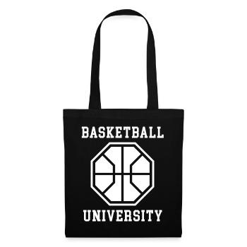 Basketball University Emblem - Tote Bag - black - Front