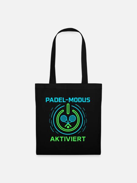 Padel mode activated - Tote Bag - black