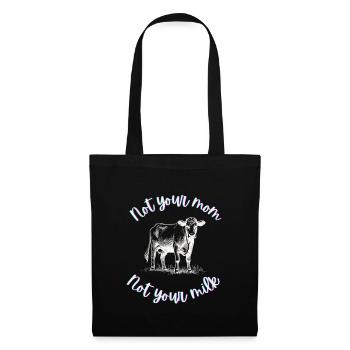 Ni ta mère, ni ton lait - Sac en tissu - noir - Devant