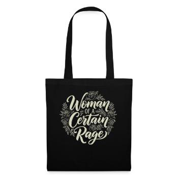 Woman Of A Certain Rage Floral Print - Tote Bag - black - Front