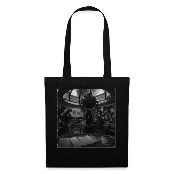 Lynx Observatory Art de science-fiction vintage sur la criminalité animale - Sac en tissu - noir - Devant