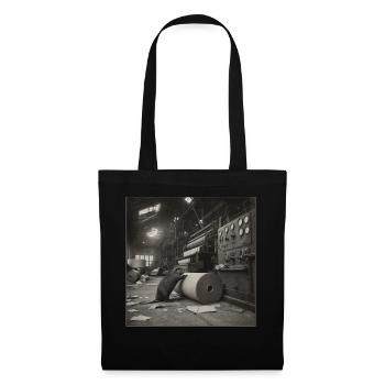 Beaver Paper Mill Industrial Retro Animal Crime - Tote Bag - black - Front