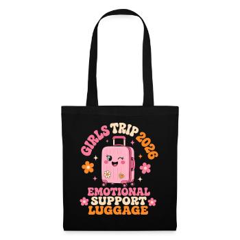 Voyage entre filles 2026 Valises de soutien émotionnel - Sac en tissu - noir - Devant