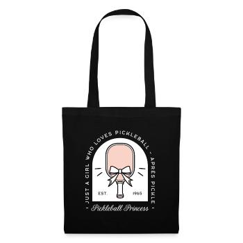 Pickleball princess girl - Tote Bag - black - Front