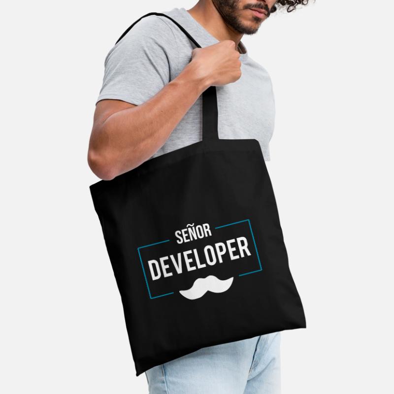 Senor Developer Programmierer shirt Stoffbeutel