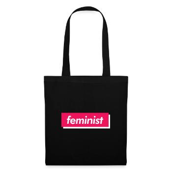 feminist - Tote Bag - black - Front