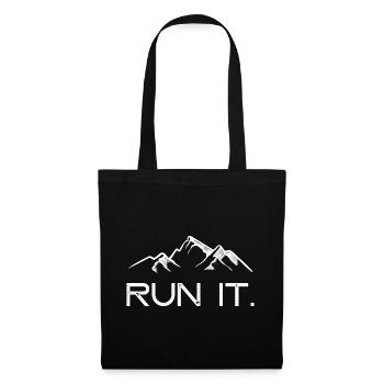 Lancez-le. - Sac en tissu - noir - Devant
