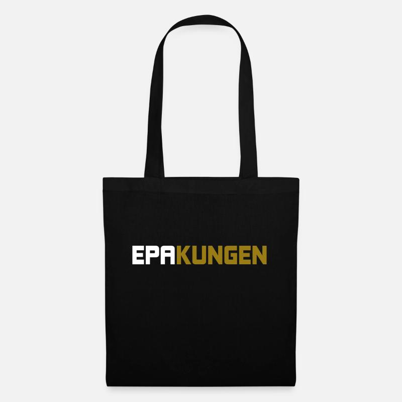 EPA KÖNIG - Stoffbeutel - Schwarz