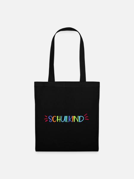 Schulkind - Stoffbeutel - Schwarz