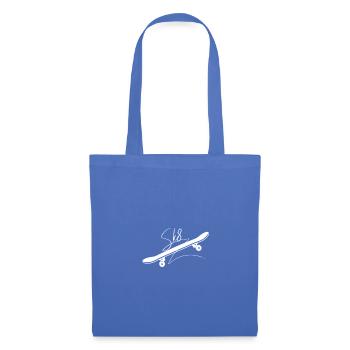 Skateboard - Stoffbeutel - Hellblau - Vorne