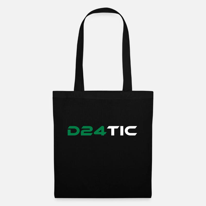 d24tic - Stoffbeutel - Schwarz