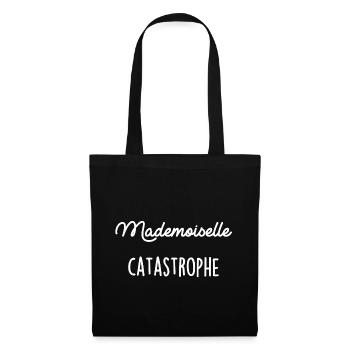 Mademoiselle Catastrophe - Sac en tissu - noir - Devant
